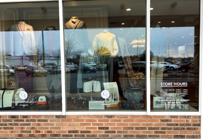 Custom vinyl window signs